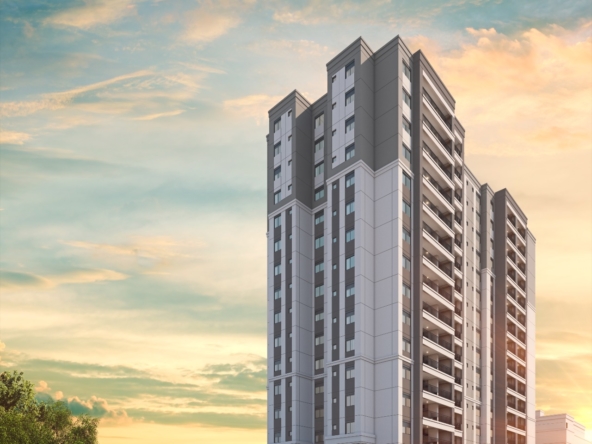 Fachada do Lançamento Living Vila Mariana