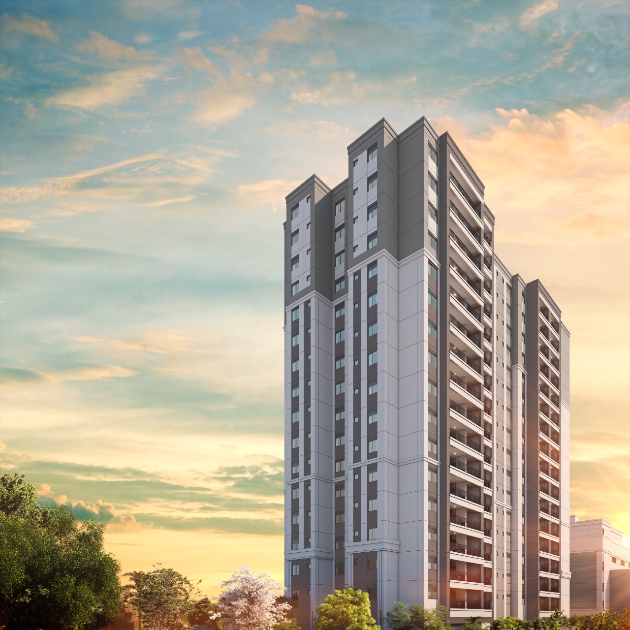 Fachada do Lançamento Living Vila Mariana