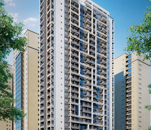 Fachada do Uwin Brooklin