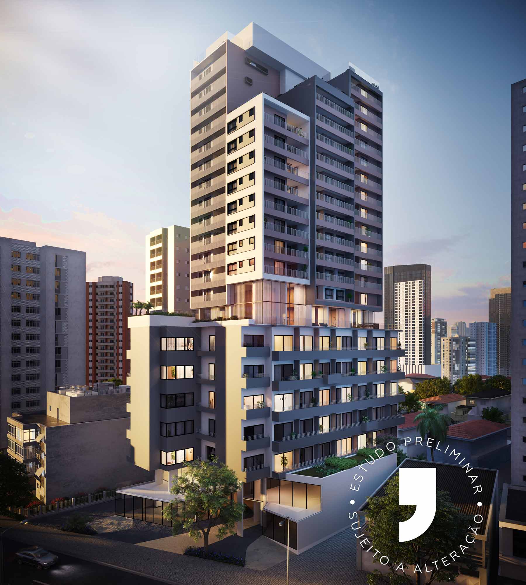 Visão Geral da Fachada do DNA Vila Mariana