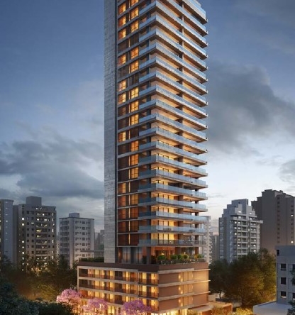 Fachada (Noite) - ASTÉRI Vila Nova Conceição