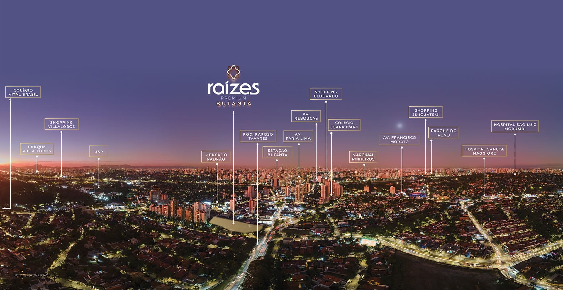 Região - RAIZES PREMIUM BUTANTÃ