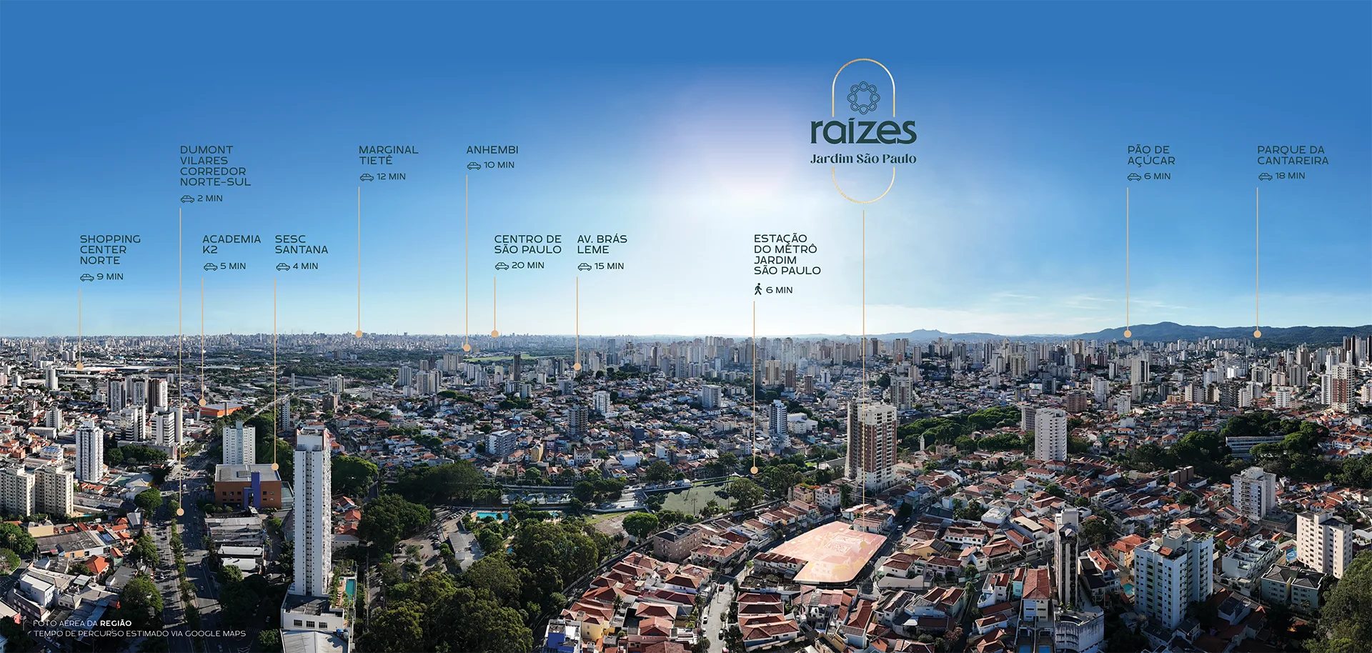 Localização estratégica na Zona Norte de São Paulo.
